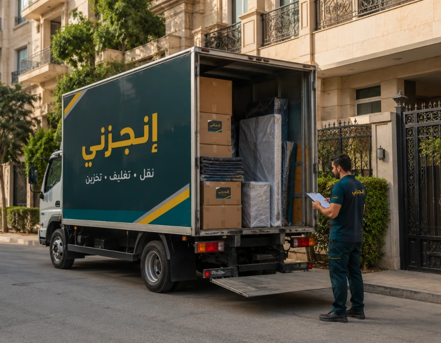 سيارة نقل مجهزة تابعة لإنجزني